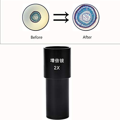 Youngy 2X Bio-Microscope Barlow Lens Mounted Biological Microscope Eyepiece Adapter Size 23.2mm - Thumbnail 6