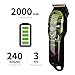 Hair Trimmers,Professional Quiet Cordless Rechargeable Hair Clippers, Home Hair Cutting Kit, Body Hair Removal Machine for Women Father Mother Baby