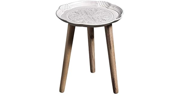 Amazon Com Fiberboard Round Table Small Coffee Table Shelf