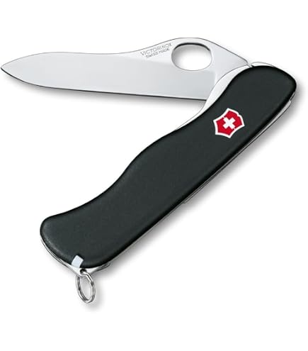 Victorinox Sentinel Clip One-Hand Pocket Knife with Lock Blade