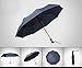 mysuntown Windproof Auto Open Close Travel Umbrella Fiberglass Reinforced 8-Rib Umbrella