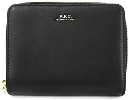 アーペーセー A.P.C. レディース 二つ折り財布 レザー ブラック PXAWV F63029 LZZ/NOIR [並行輸入品]