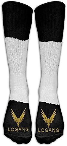 Logan Paul Logo Knee High Socks Long Athletic Football Soccer Socks For Unisex