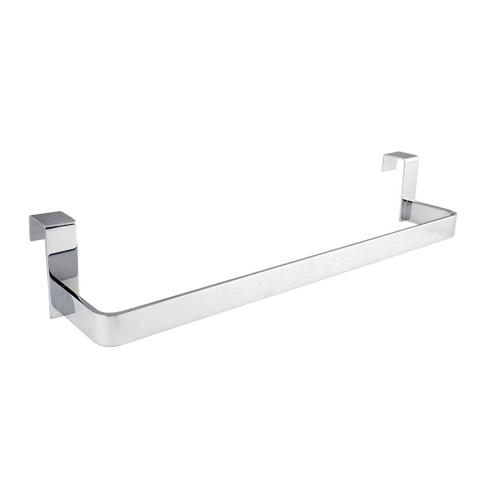 Kibath 321044 Drill-Free Towel Rail for Bathroom Cabinet. Length 36 cm. Made of Stainless Steel. Gloss Chrome Finish. Easy Installation Without Work or Tools