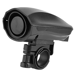 SANON Bike Bell, Extra Loud 110DB Bike Horn, Adjustable Handlebar Electric Horn Alarm for Mountain Bike Road Bicycle…