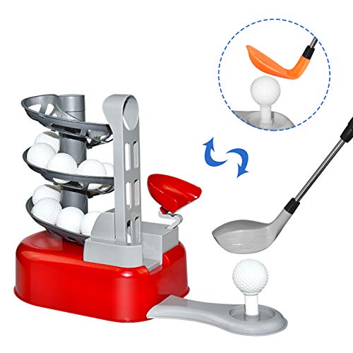 SOKY 5-6 Year Old Boys Gifts, Toddler Golf Set for Boys Girls 3-8 Year Old Christmas Birthday Present Outdoor Sports for Kids Golf Clubs Early Educational Toys for 3-6 Year Old Boys Girls Red - Thumbnail 4