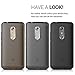 kwmobile Case Compatible with ZTE Axon 7 - Clear Case Soft Slim Flexible Protective TPU Phone Cover - Black