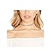 DZT1968 Women Pendant Vintage Alloy Necklace Choker Chains Charm (Gold)