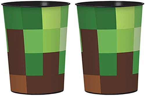 Minecraft 'TNT Party' Reusable Keepsake Cups (2ct)