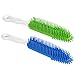 [2Pcs] Pet Hair Remove Brush, Car & Auto Detailing Portable Dogs Cats Hair&Lint Remover Rubber Massage for Furniture, Car Interiors, Carpet (Blue and Green)
