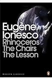 Paperback Modern Classics Rhinoceros Chairs Lesson (Penguin Modern Classics) by Eugene Ionesco (2000-08-29) Book