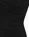 Timeson Women's Long Sleeve Crossover V Neck Wrap Front Pullover Casual Peplum Top
