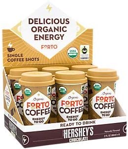 Organic Ready to Drink Coffee Energy Shot Hershey's Chocolate (6 Pack)