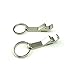 Honbay 2pcs Keychain Bottle Opener - bartender bottle opener - Zinc Alloy Bottle/Can Opener - Versatile & Durable - Premium Keyring Bottle Opener - Metal Pendant Animal Style Beer Keychain Opener