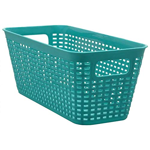 Small Colorful Plastic Baskets Rectangle Tray Pantry Organization and Storage Kitchen