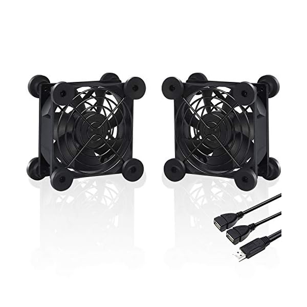 upHere-80mm-Fan-USB-Powered-Fans-Quiet-computer-cooling-5v-Fan-Compatible-for-PCXboxPlaystationTV-Box-etc-U803 upHere 80mm Fan USB Powered Fans Quiet computer cooling 5v Fan Compatible for PC/Xbox/Playstation/TV Box,etc,U803