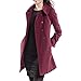 Alpine Swiss Keira Women's Wool Double Breasted Belted Trench Coat