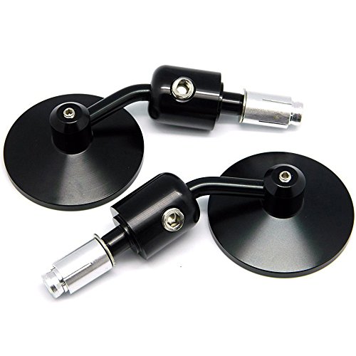 DREAMIZER Zwart 7/8 "22mm Motorfiets Spiegels Ronde Stuur Wing Spiegels Bar End Voor Scooter Straat fiets CB1000R CB1300 CB600F CBF600 CBR125R CBF125 - Image 7
