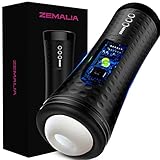 Automatic Male Masturbator, Pussy Electric Sex Toys with 10 Powerful Vibration Modes and Female Moans, 3D Realistic Vagina Masturbation Sleeves