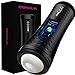 Automatic Male Masturbator, Pussy Electric Sex Toys with 10 Powerful Vibration Modes and Female Moans, 3D Realistic Vagina Masturbation Sleeves