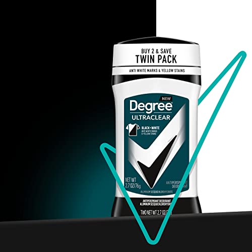 Degree Men UltraClear Antiperspirant Deodorant Black+White 2 Count 72