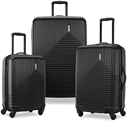 Amazon.com | Dejuno Tutin 3-Piece Hardside Spinner Luggage Set
