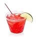 Old Fashioned Cold Cups by Oasis Creations - 9 ounce - 600 Count - Hard Plastic - Disposable Plastic - Old Fashioned Tumblers - Party Cups - Wine Cups - Party Cups - Cocktail Glasses - CASE OF 600