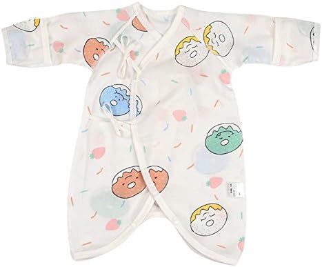 MAOMAHREWW Newborn Swaddle Baby Romper Soft Cotton Kimono Pajamas Sleeper