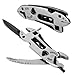 OUTU 5 In 1 Pocket Wrench Multitool Multipurpose Tools Miltitool Knife/Plier/Wire Cutter /Spanner/Screwdriver Outdoor Survival Emergency Gear