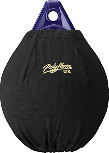 Polyform EFC-A3 Black Boat Fender Cover Fits Polyform A-3 Boat Fenders - Thumbnail 3