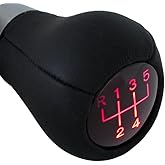 Beixicheng 5 Speed LED Gear Shift Knob for BMW E46 E81 E82 E87 E88 E90 E91 E92 E93 Manual Transmission