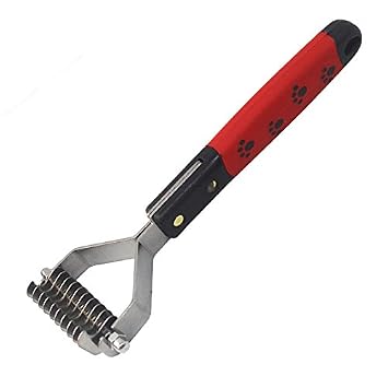 Pet Dematting Comb Alohha Professional Pet Mat Brush Splitter