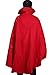 Xcoser Strange Cloak Bright Red Cape Dexlue Halloween Cosplay Costume One Size