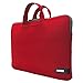 LOVPHONE 15.6 Inch Laptop Sleeve, Water-Resistant Notebook Computer Case Cover for MacBook Air/Pro/Lenovo/ASUS/Samsung/Acer/HP and All 15 Inch Notebooks,Slim-fit Neoprene Briefcase(Red)
