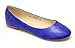Bella Marie Women's Comfortable Classical Ballerina Flats Round Toe Slip On Shoes