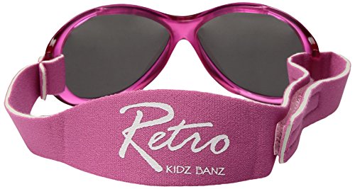 Baby BanZ: Retro BanZ - KidZ: Flamingo Pink | 100% UV Protection | Age: 3-6 Yrs.