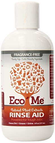Eco-Me Automatic Dishwasher Rinse Aid, Fragrance-Free, 8 Ounce by Eco-me
