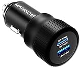 MANINAM Super Fast USB C Car Charger for Samsung