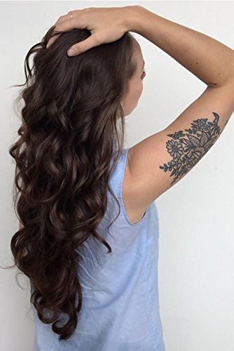 Ugeat 22inch 50 Gram Nano Ring Beads 100 Real Remy Human Hair Extensions Brown Color #4 Silky Straight Nano Rings Extention Prebonded Human Hair Extensions 1g/ Strand