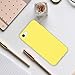 kwmobile Case Compatible with Apple iPhone SE (2022) / iPhone SE (2020) / iPhone 8 / iPhone 7 Case - Protective Slim TPU Phone Cover - Soft Matte Finish - Yellow Matte
