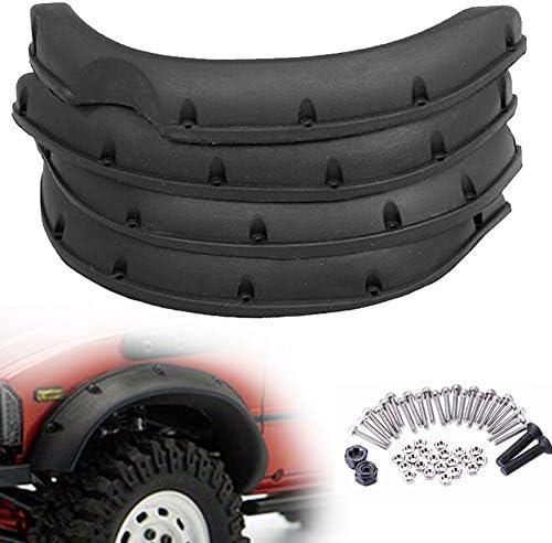 GFULLOV Fender Flares Accessories Rubber RC Cars Kids Spare Parts Replacement Body Parts Toys For Tamiya RC4WD TF2 Durable 1:10 Crawler