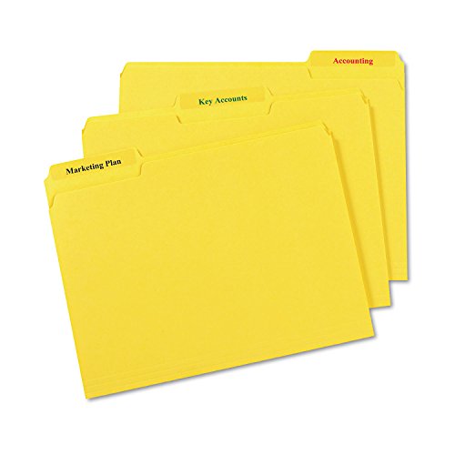 Avery 5029 Clear File Folder Labels, 1/3 Cut, 2/3 x 37/16, 450/Pack