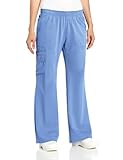 Dickies Scrubs Women's Xtreme Stretch Fit Elastic Waist, Ceil Blue, Large