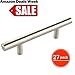 Ufaucet 3 Inch Modern Cheap Stainless Steel Brushed Nickel Pull Kitchen Cabinets Handles,27 Pack