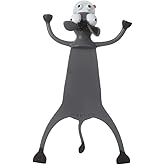 Cartoon Bookmarks, 3D Stereo Wacky Animal Book Mark, Ouch Series, Funny Cute creatived Gifts for Children (Donkey)