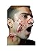 Faux Studio Fxe Monster Attack Zombie 3-PC Latex Prosthetic Appliance. Red