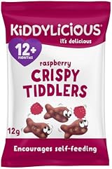 Kiddylicious Raspberry Crispie Tiddlers 18 x 12g Suitable 12+ Months view 2