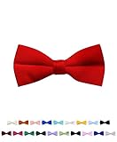 Men's Poly Satin Clip On Bow Ties