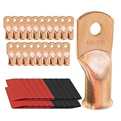 20pcs 4/0 AWG-5/16 Ring Battery Lugs, Copper