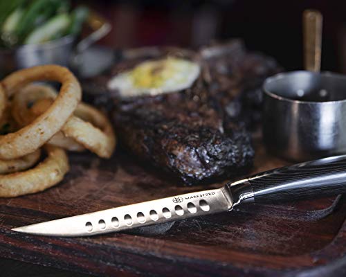 5 MARKSFORD+Non+Serrated+Stainless+Professional+Restaurant